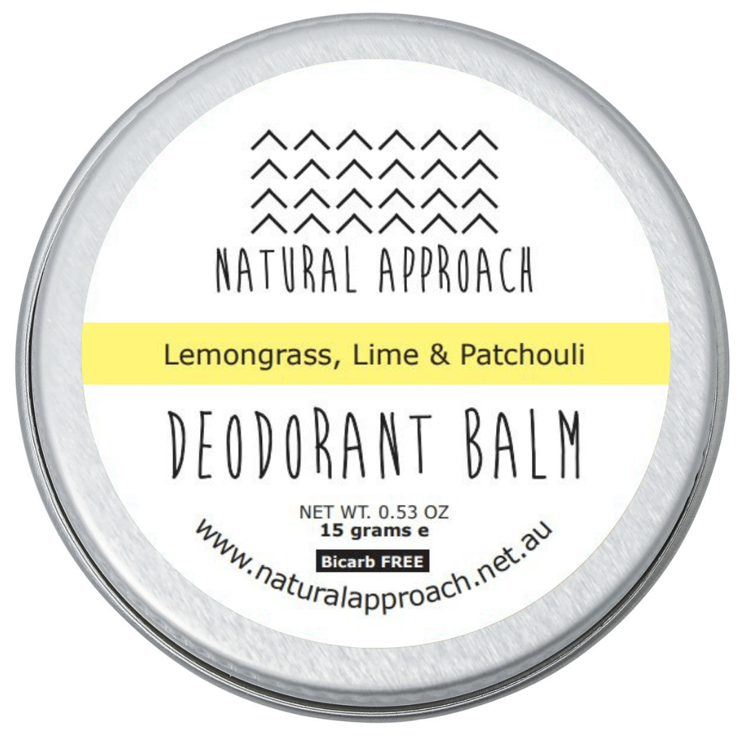 Lemongrass, Lime & Patchouli Natural Deodorant for Sensitive Skin 15g