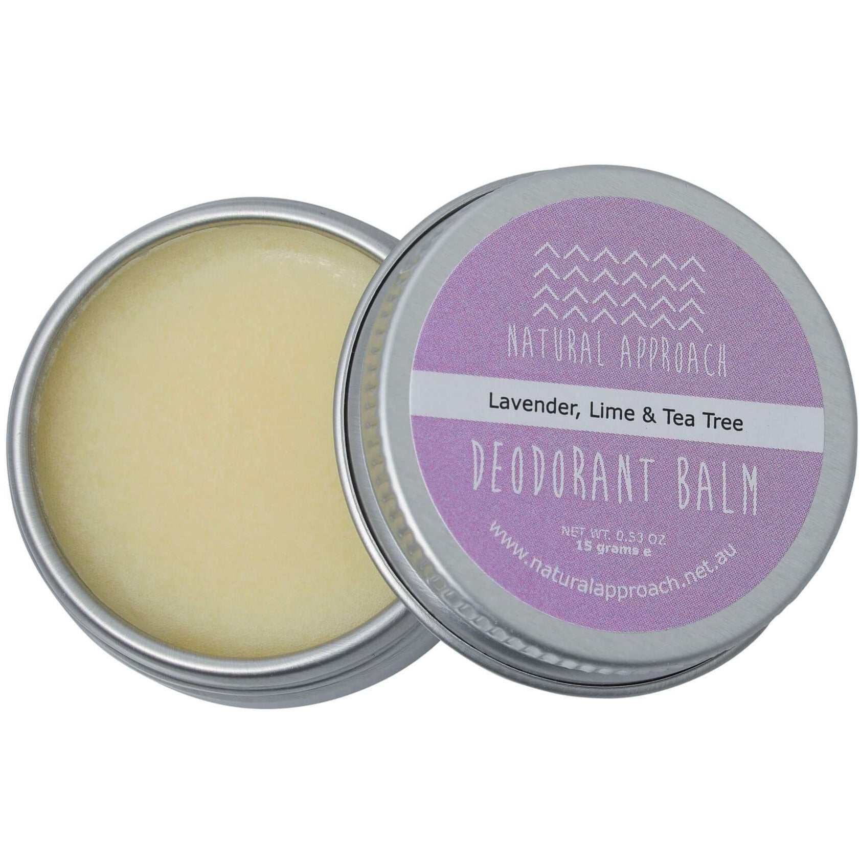 Lavender, Lime and Tea Tree Natural Deodorant for Regular Skin 15g