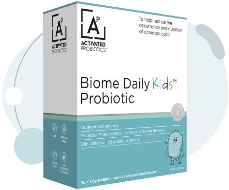 ACTIVATED PROBIOTICS BIOME DAILY KIDS PROBIOTIC (30 SACHETS)