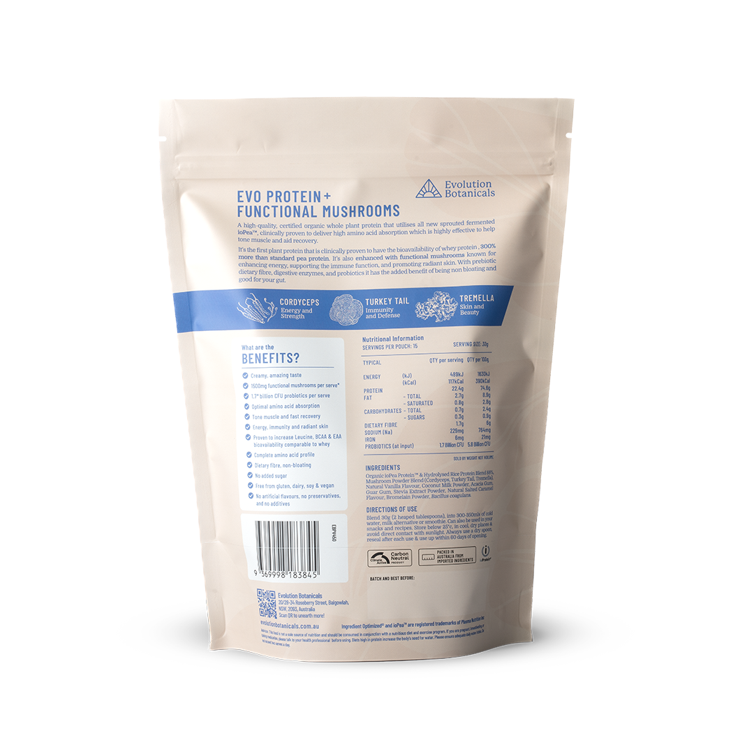 Evo Protein + Mushroom - Creamy Vanilla