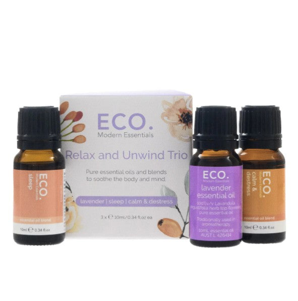 Relax and Unwind Essential Oil Trio